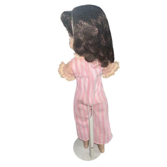 Vintage Walker Doll FairyLand Toy Prod. Composition Sleepy Eye in pink outfit - Picture 6 of 16